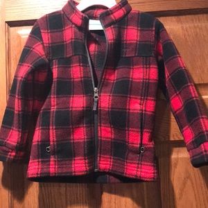 Buffalo plaid Columbia sweatshirt